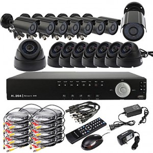 Ultra 16CH D1 Real Time H.264 CCTV DVR Kit (16 420...