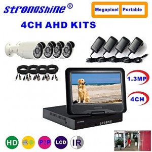 AHD Camera with 960P/Infrared/Waterproof and 4CH A...