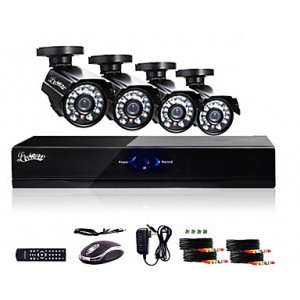 AHD DVR/ HVR/NVR 3 in 1 with 800TVL Camera Securit...