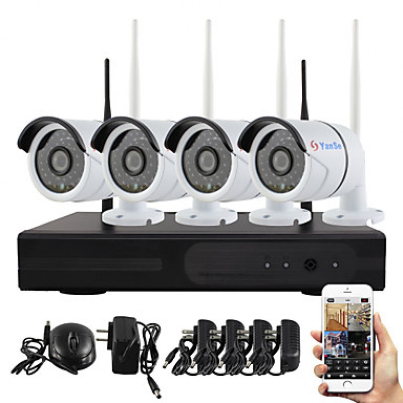 Plug and Play Wireless NVR Kit P2P 960P HD Outdoor/Indoor IR Night Vision Security IP Camera WIFI CCTV System  