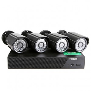 CCTV 4CH 960H HDMI DVR 700TVL Outdoor Video Home N...