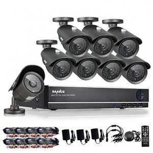 8CH CCTV System 960H DVR 8PCS 1000TVL IR Weatherpr...