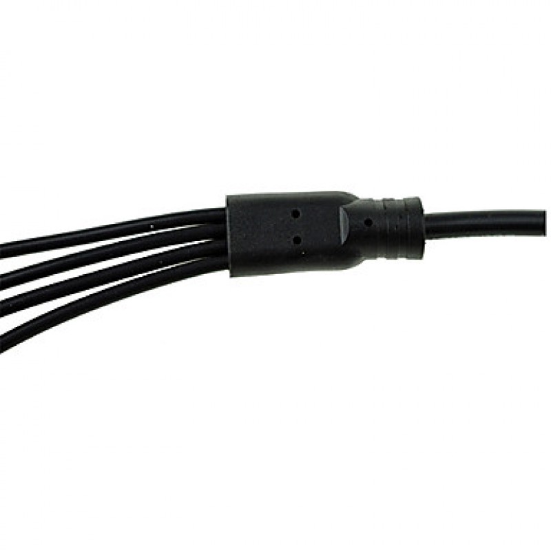 Details about  CCTV Security Camera 2.1mm 1 to 4 Port Power Splitter Cable Pigtails 12V DC  