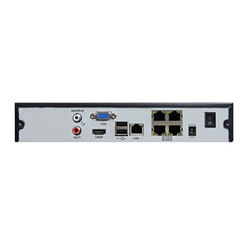 1U POE NVR 1080P/1ch VGA+1ch HDMI/ONVIF/NVR N4/1U-POE  