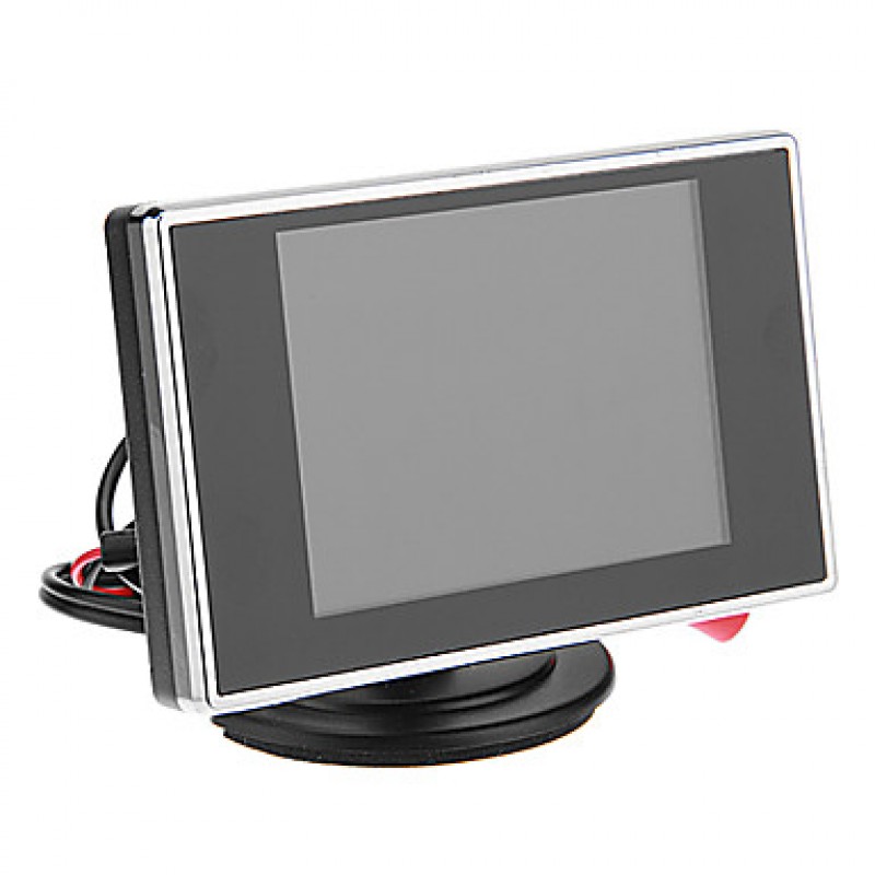 3.5 Inch Small TFT LCD Adjustable Monitor For CCTV Camera and Car DVR with AV RCA video Sound Input  