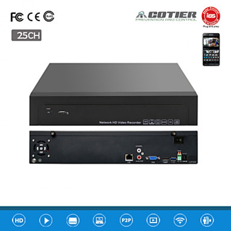 1.5U 2HDD Port /960P/HD/ P2P Cloud/NVR N25/1.5U-2H  