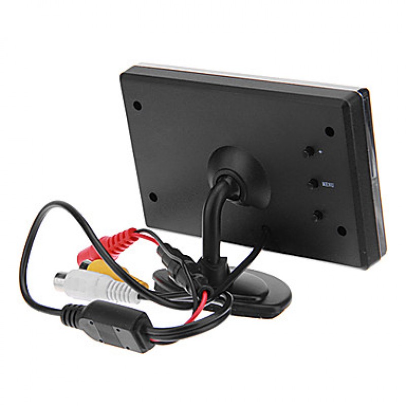 3.5 Inch Small TFT LCD Adjustable Monitor For CCTV Camera and Car DVR with AV RCA video Sound Input  