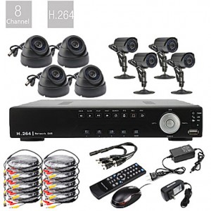 Ultra 8CH Real Time H.264 600TVL High Definition C...