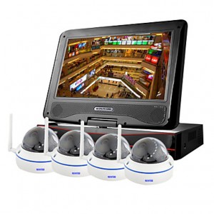 720P 1.0MP WIFI NVR Kits,With 10.1"LED,Metal ...